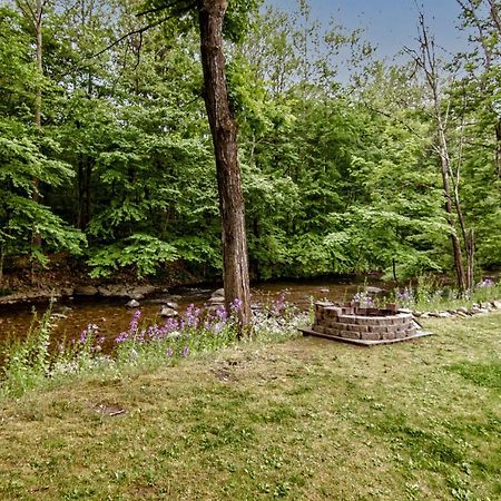Cabin By The Creek With Private Creek Access Tannersville Zewnętrze zdjęcie